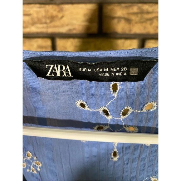 Zara Embroidered Short Dress‎ - Picture 3 of 5
